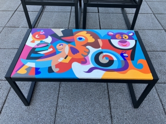 Two sided table top